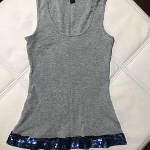 Express tank top with sequins